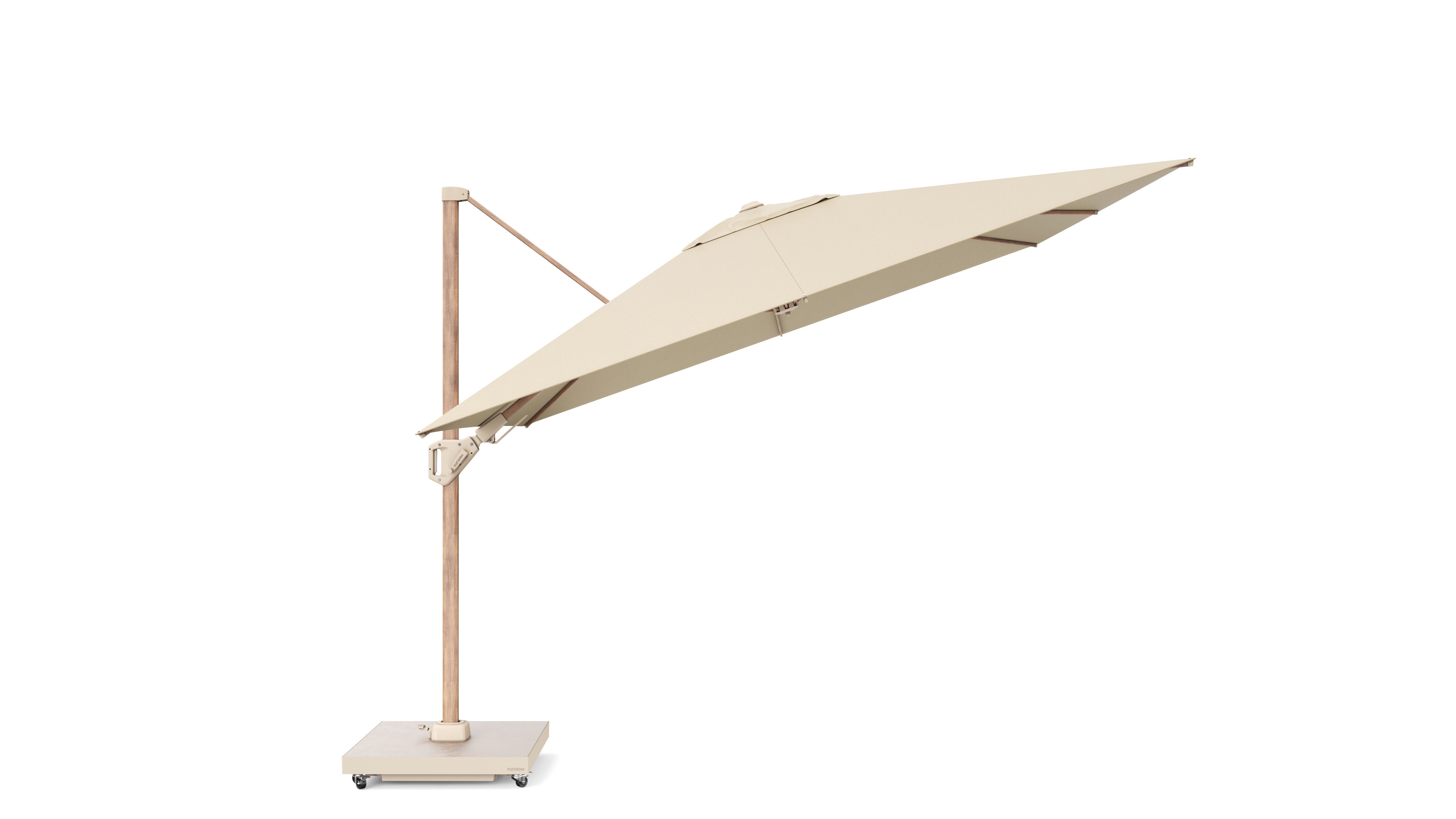 Platinum Challenger T² premium 300x300 Zweefparasol Teak Champagne