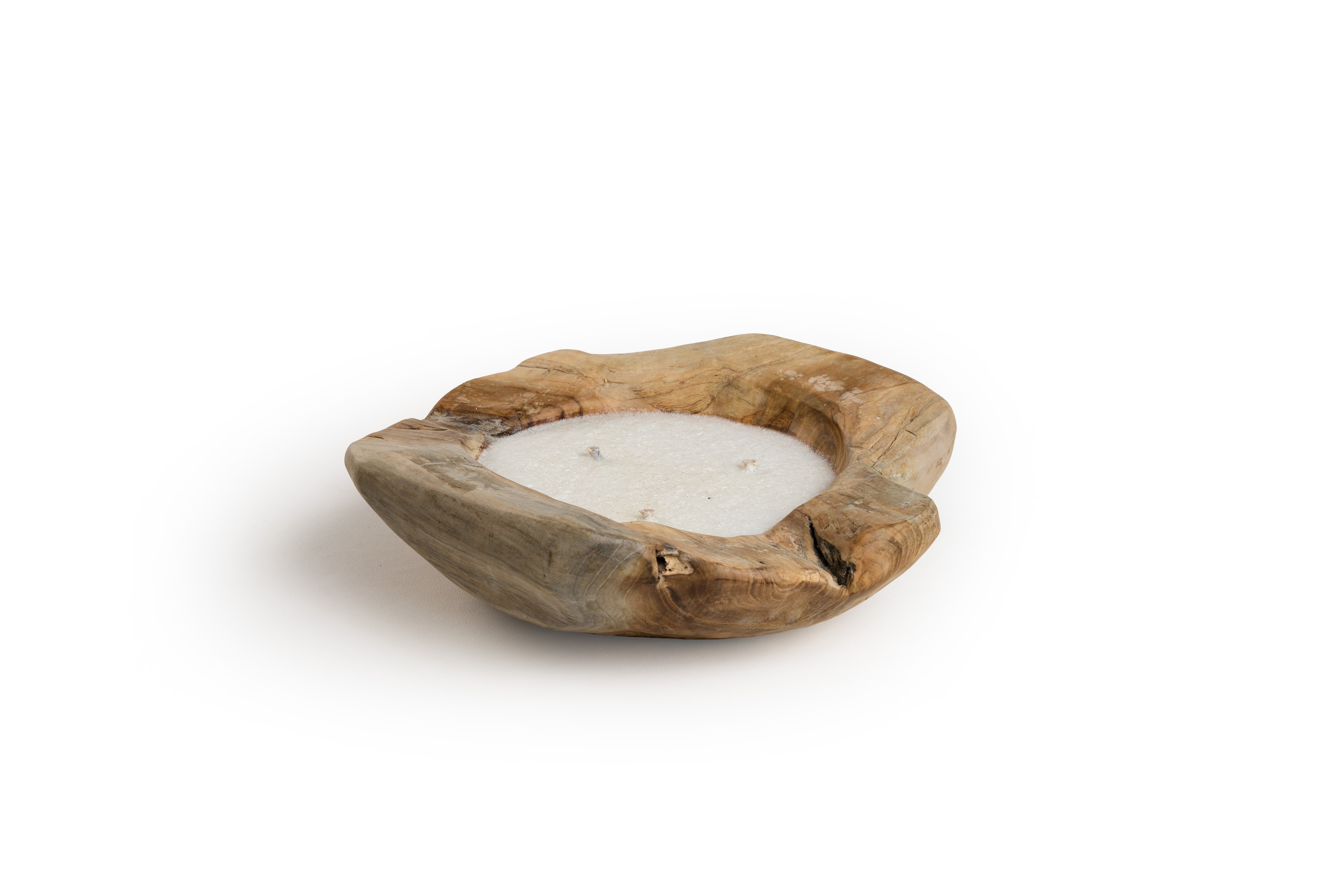 Tierra Candle Bowl 40 cm Ø Teak