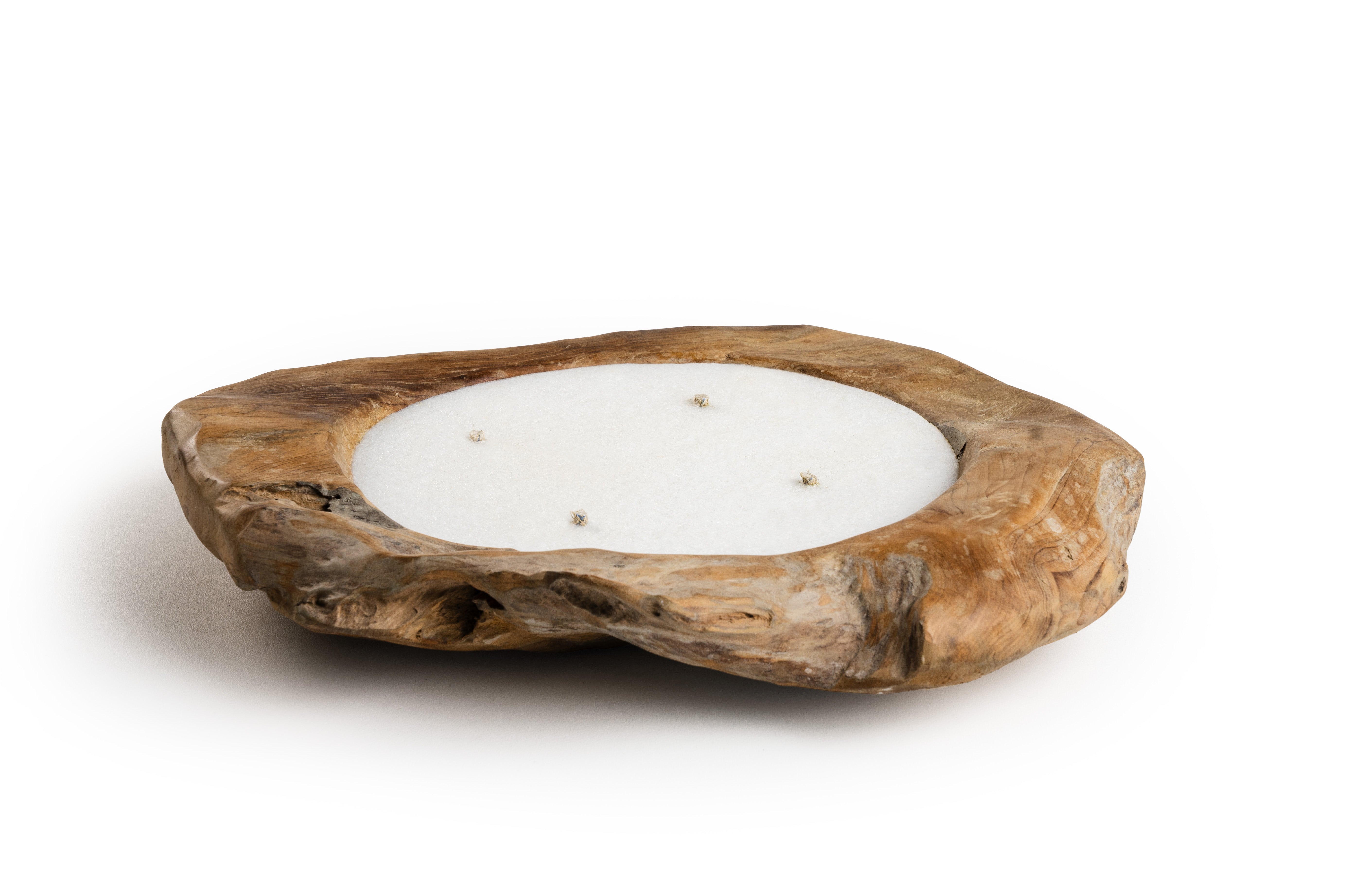 Tierra Outdoor Candle Bowl 60 cm Ø Teak
