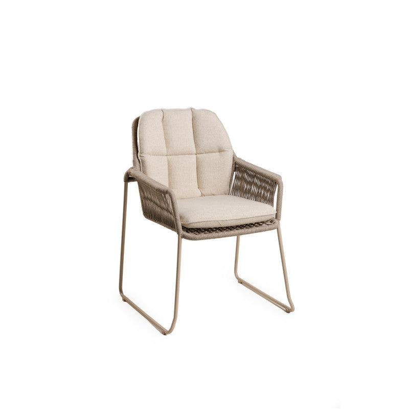 Tierra Rivera Dining Stackable Chair Champagne