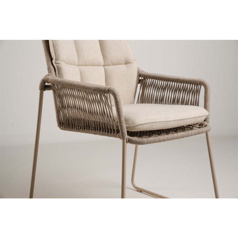 Tierra Rivera Dining Stackable Chair Champagne
