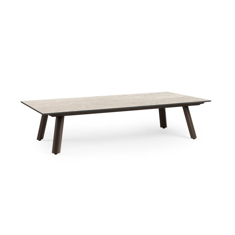 Tierra Oasis Lounge Table Trespa Travertin Chocolat
