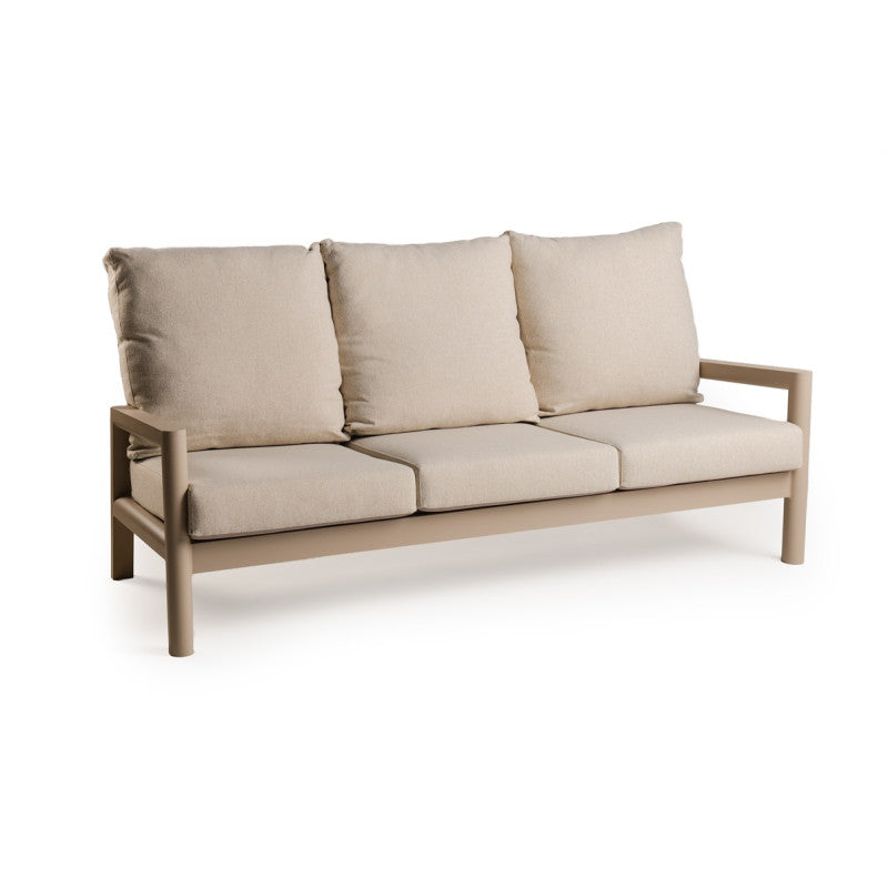 Tierra Sevilla Lounge Bench 3-Seater Champagne