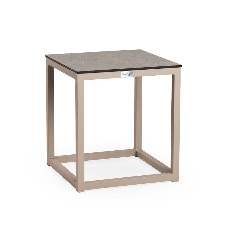 Tierra Outdoor Rio Coffee Table Small Trespa Ophira Champagne