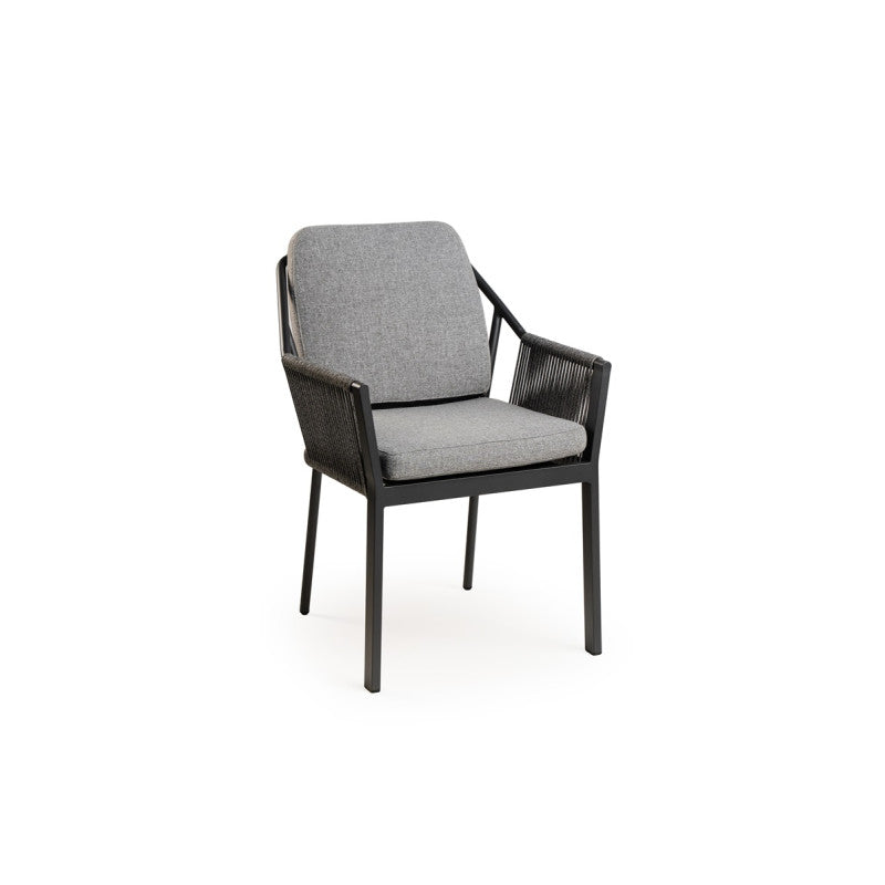 Tierra Liv Dining Chair Stackable Mountain Grey