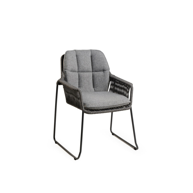 Tierra Rivera Dining Stackable Chair Mountain Grey