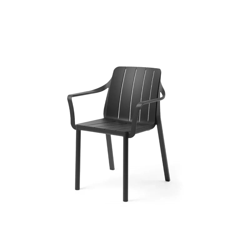 Nardi Tiberina Armstoel antraciet