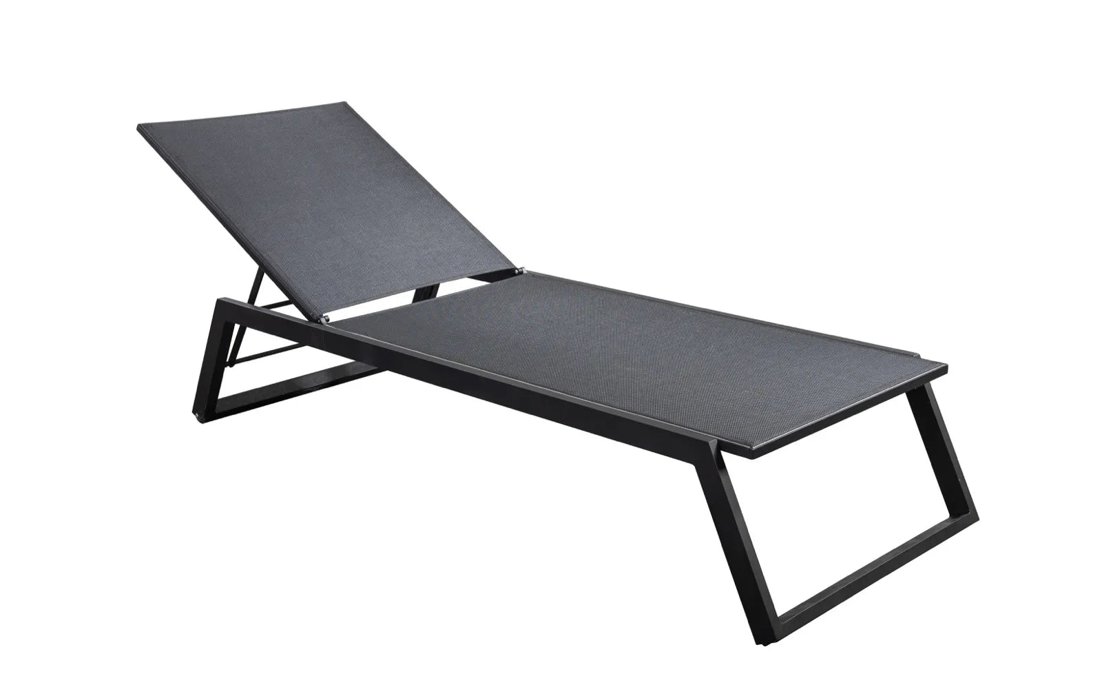 Yoi Mizu Stapelbare lounger Zwart