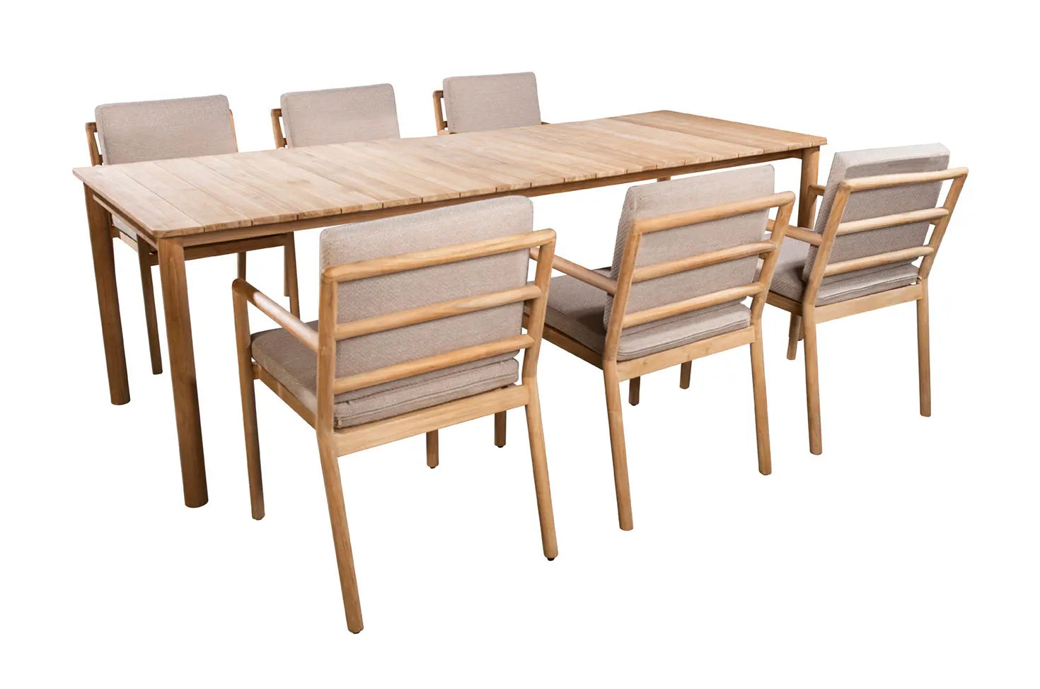 Yoi muro dining tafel 236x90 salix/teak