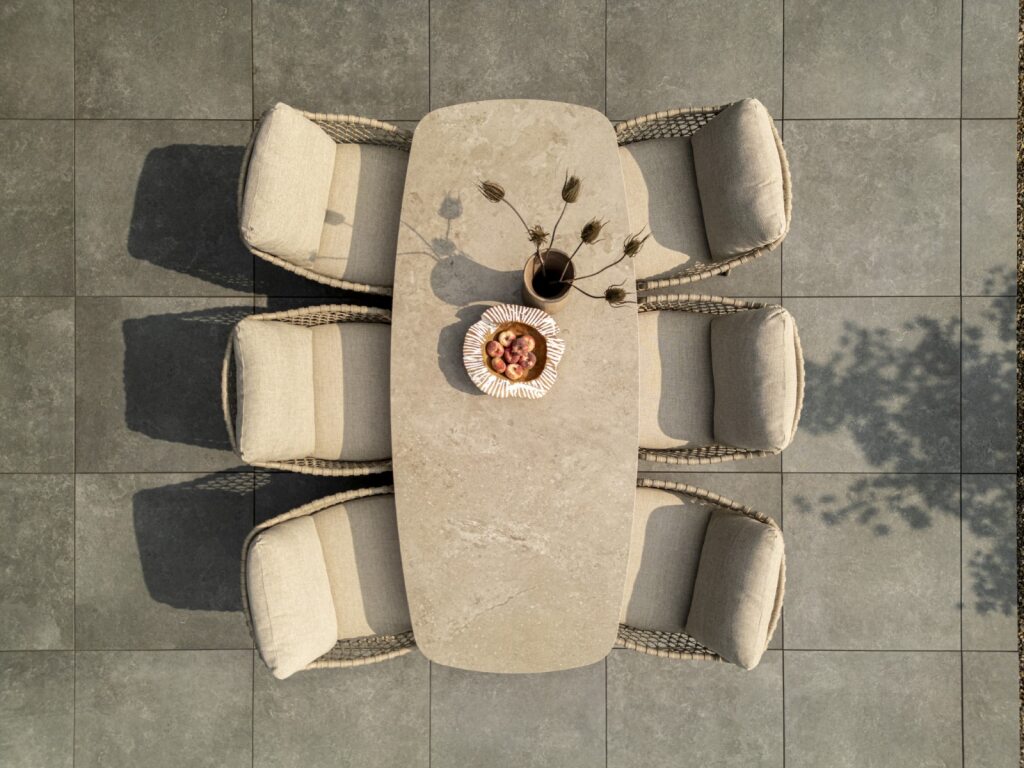 4 Seasons Outdoor Sardinia low dining stoel incl. 2 kussens