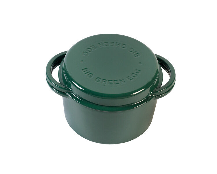 Big Green Egg Green Dutch Oven Round