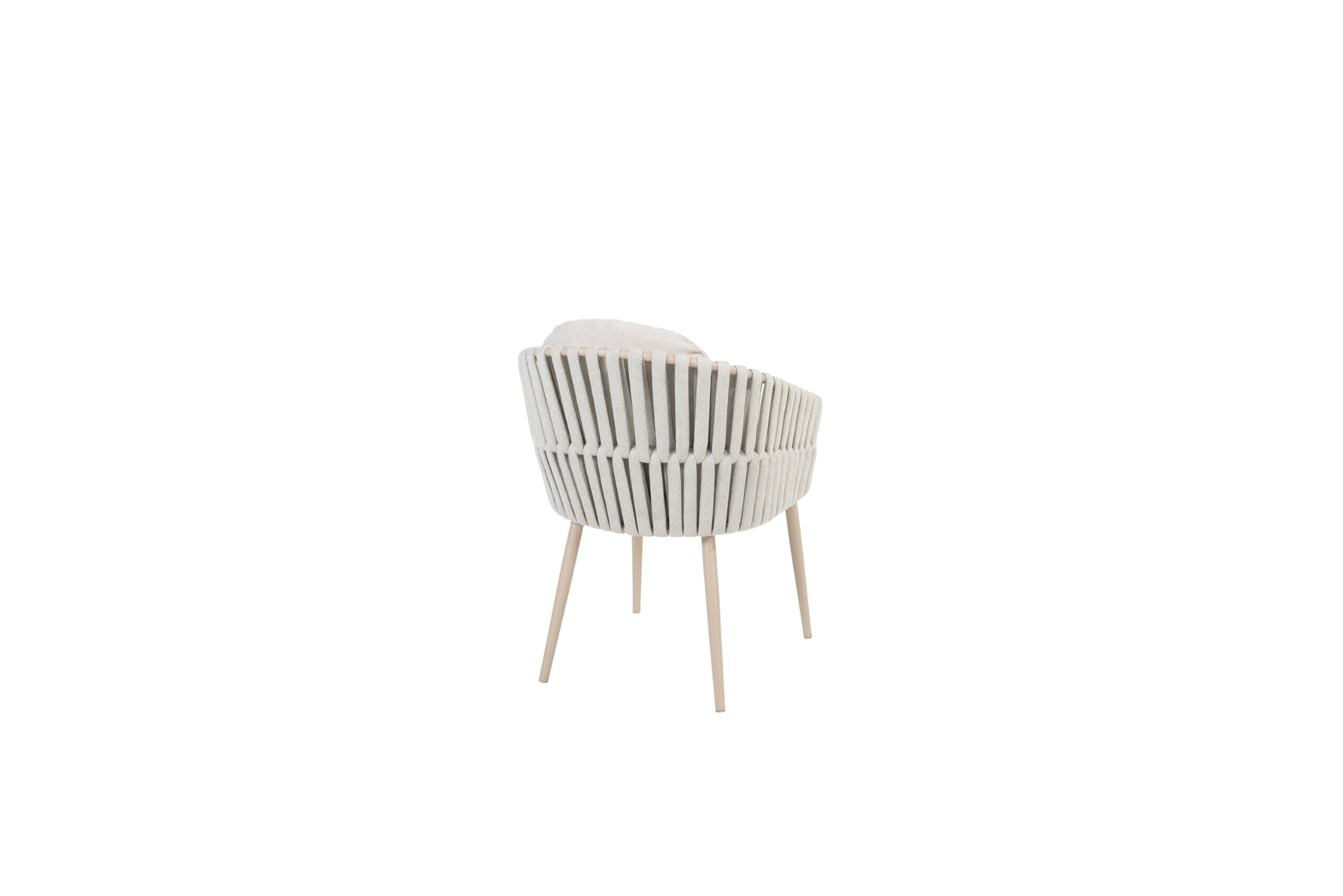 Taste 4SO Eva dining chair latte with 2 cushions