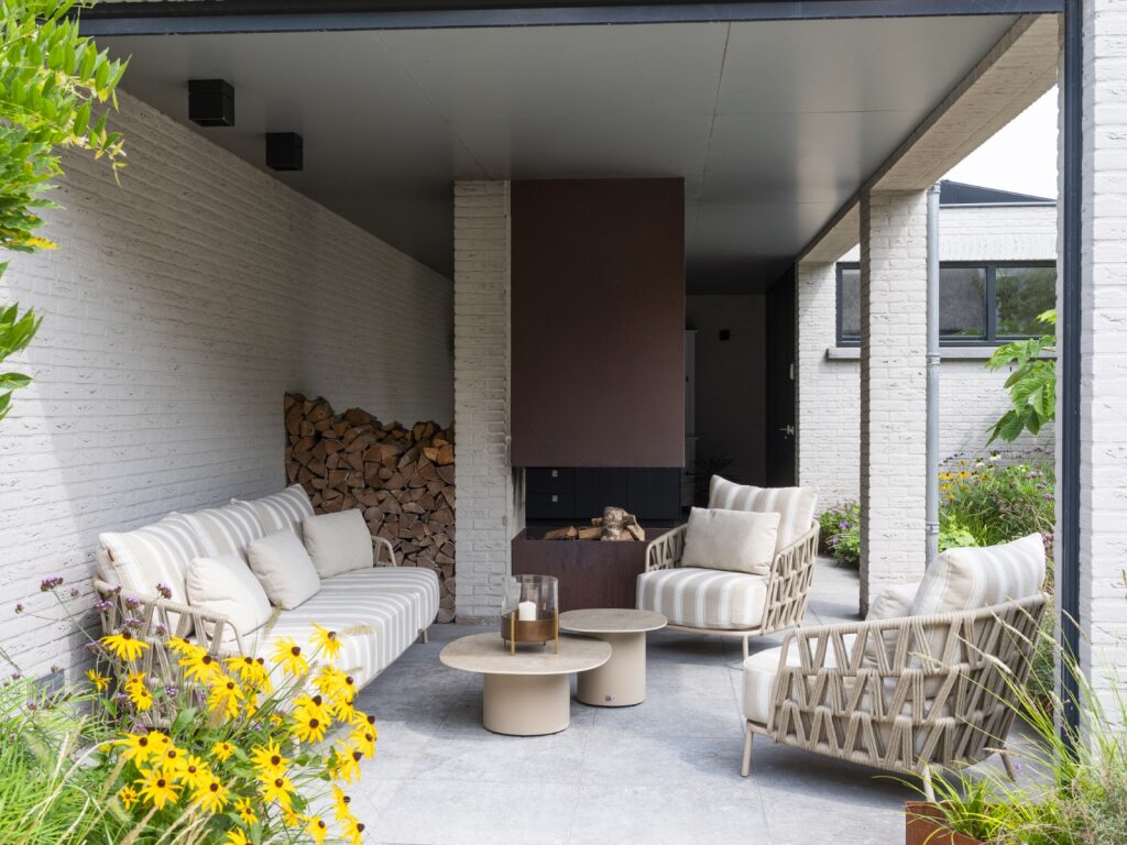 4 Seasons Outdoor Sofie lounge tuintafel 50x60xH35 cm latte