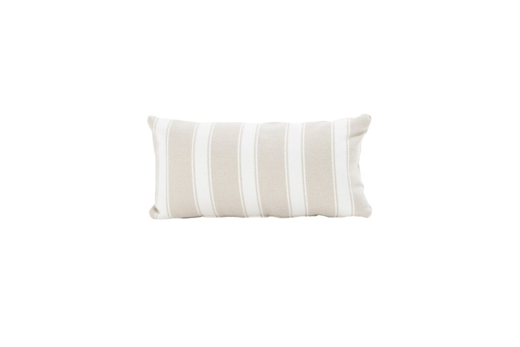 4 Seasons Outdoor Pillow 30 x 60 cm Boucle stripe Cream