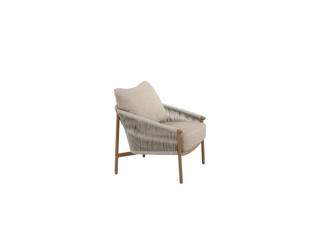 4 Seasons Outdoor Milos lounge stoel incl. 2 kussens