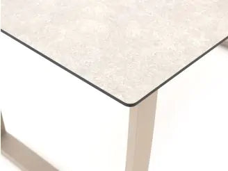 Tierra Liv Lounge Dining Table 150 x 90 cm Trespa Ophira Champagne