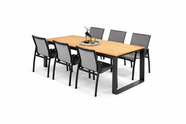 4 seasons outdoor heritage actie set 1 tafel + 6 stoel