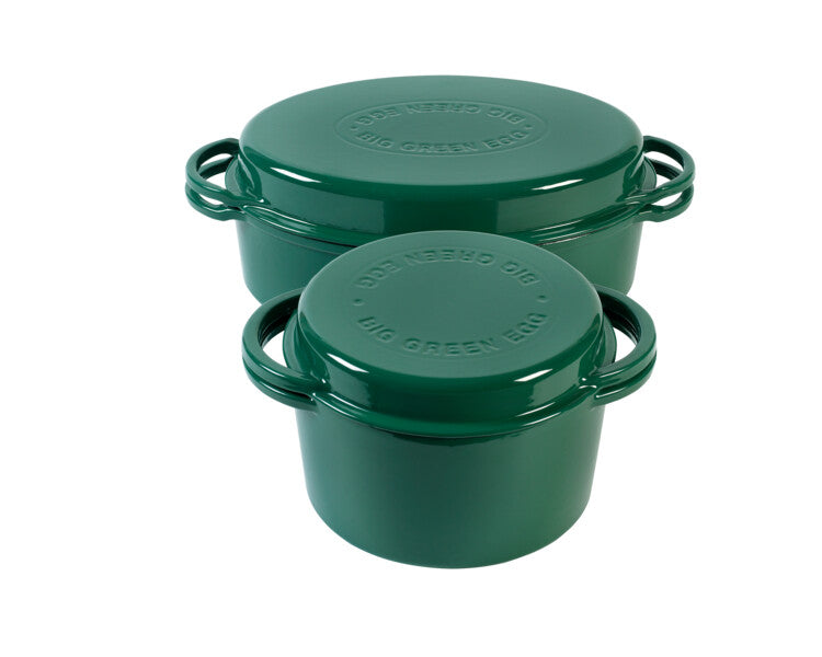 Big Green Egg Green Dutch Oven Oval