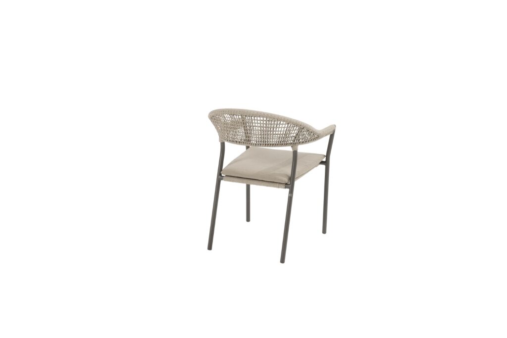 Taste 4SO Sienna stapelbare dining stoel terre incl. kussen