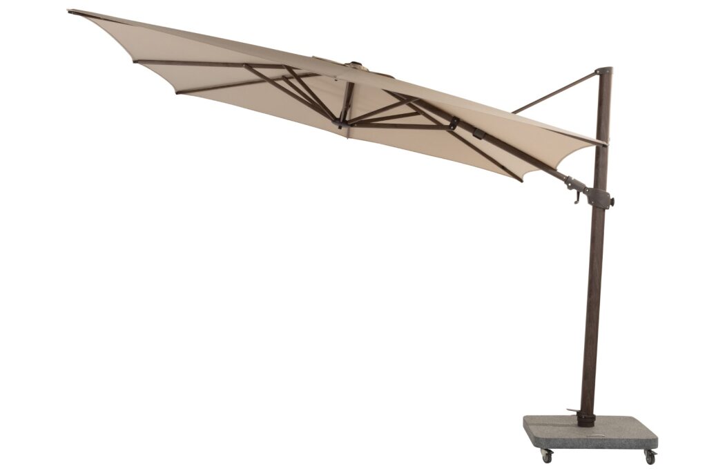 4 Seasons Outdoor Siesta Premium 300 x 300 cm. beach met wenge frame