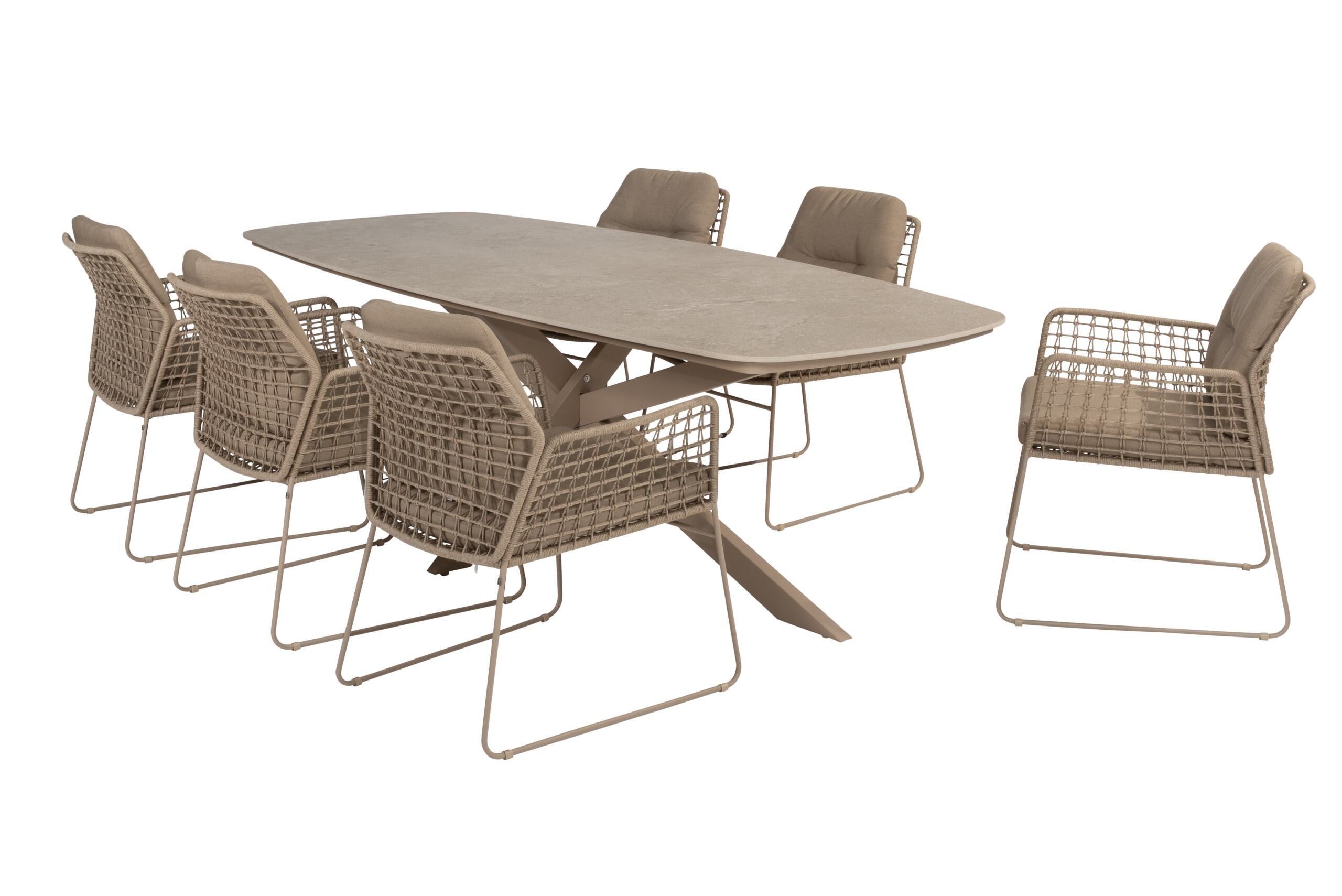 Taste by 4SO Albano dining stoel met 2 kussens
