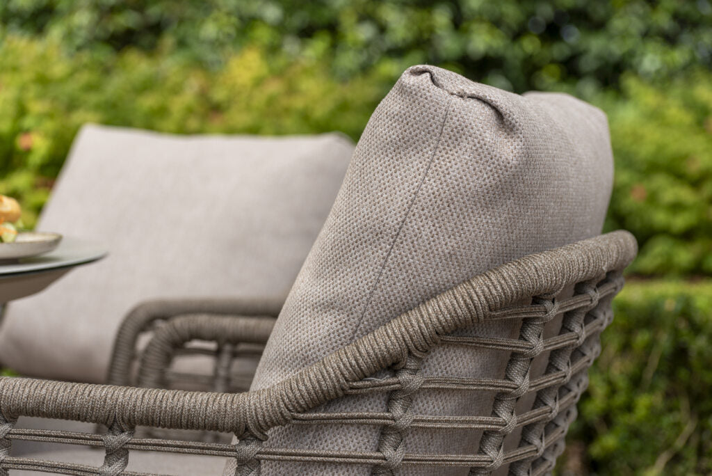 4 Seasons Outdoor 7-delige low-dining set 6x Puglia Low-Dining stoel 1x Donato Low-dining tafel