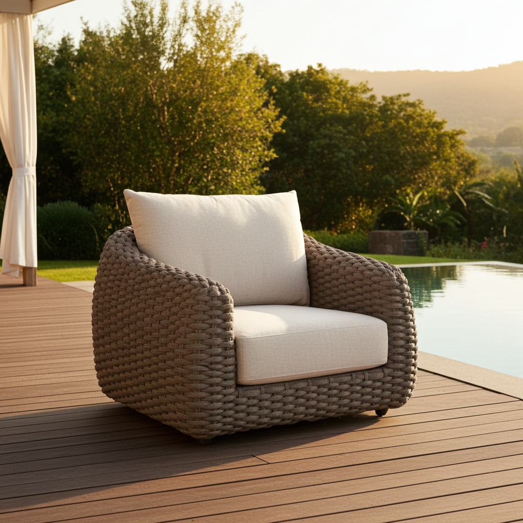 4 Seasons Maxime lounge stoel incl. 2 kussens