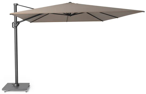 Platinum Challenger T¹ premium 400x300 Zweefparasol Anthracite Havana