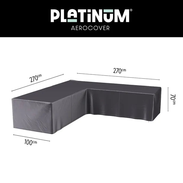 Platinum Aerocover Lounge cover L 270x270x100xH70  Anthracite