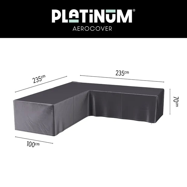 Platinum Aerocover Lounge cover L 235x235x100xH70  Anthracite