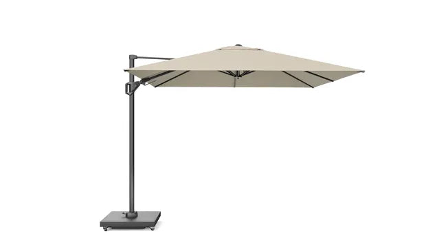 Platinum Challenger T¹ premium 400x300 Zweefparasol Anthracite Champagne