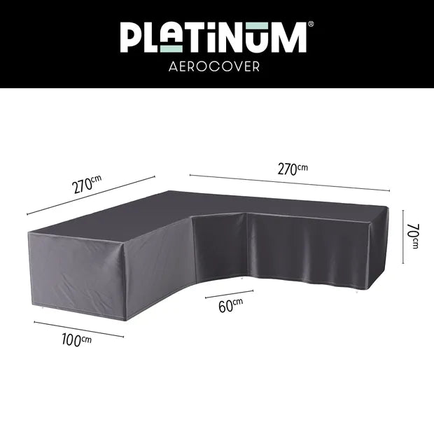 Platinum Aerocover Lounge cover L/Trapeze 270x270x100xH70  Anthracite