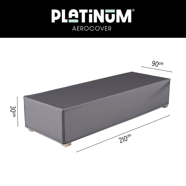 Platinum Aerocover Loungebed cover 210x90x30  Anthracite