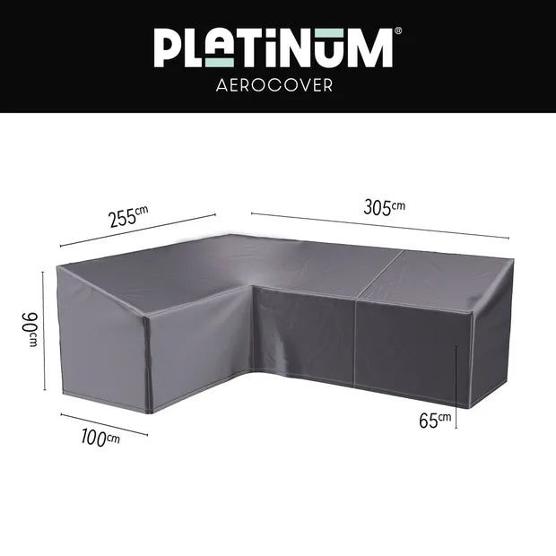 Platinum Aerocover Lounge cover L HB 305x255x100xH65/90 Left  Anthracite