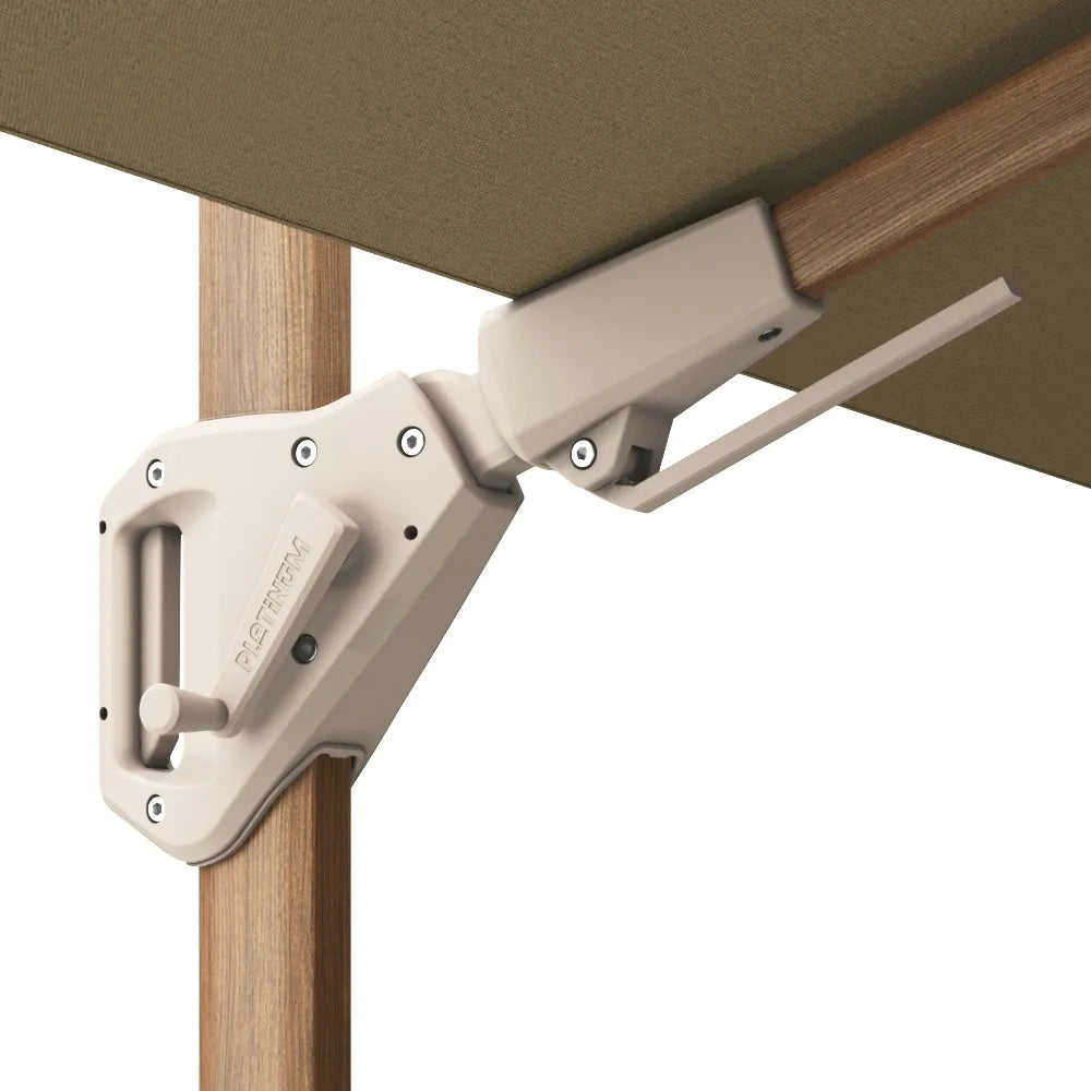 Platinum Challenger T² premium 300x300 Zweefparasol Teak Champagne