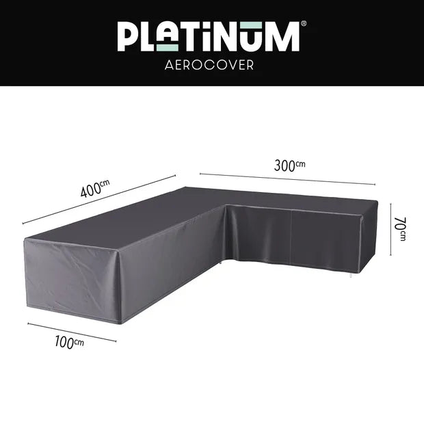 Platinum Aerocover Lounge cover L 400x300x100xH70 Right  Anthracite