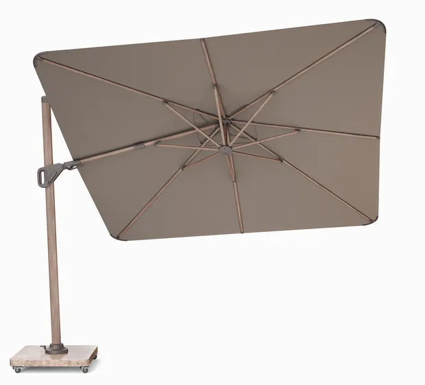 Platinum Nexus T² Premium 300x300 Zweefparasol Mocha Havana