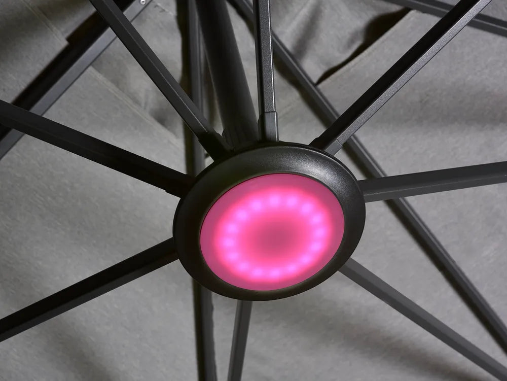 Platinum parasol LED verlichting