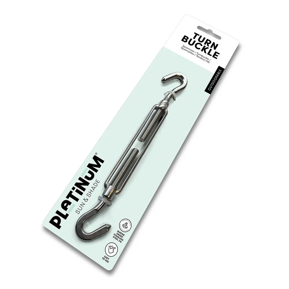 Platinum spanmoer M8 RVS 316 Chrome