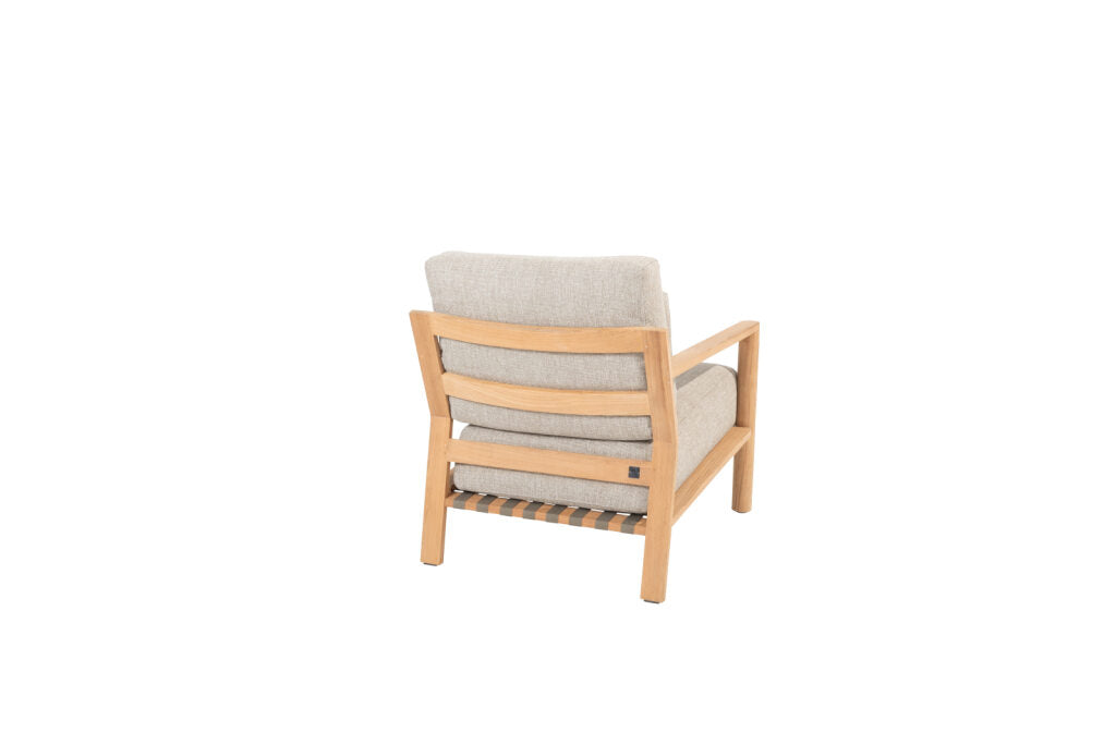 4 Seasons Outdoor Lucas lounge stoel teak incl. 3 kussens