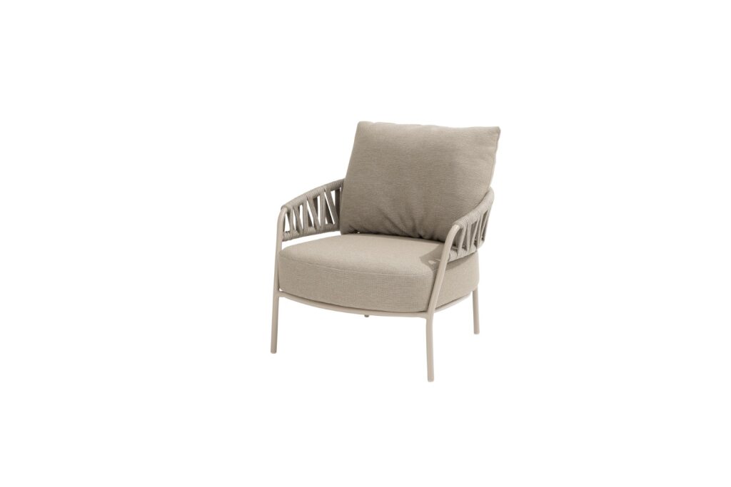 Taste 4SO Calma lounge stoel latte incl. 2 kussens