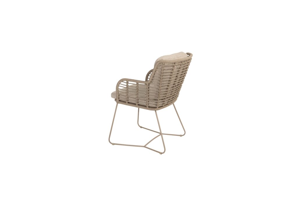 4 Seasons Outdoor 7-delige diningset 6x Fabrice Dining stoel Latte 1x Liam tafel 240x100cm Latte