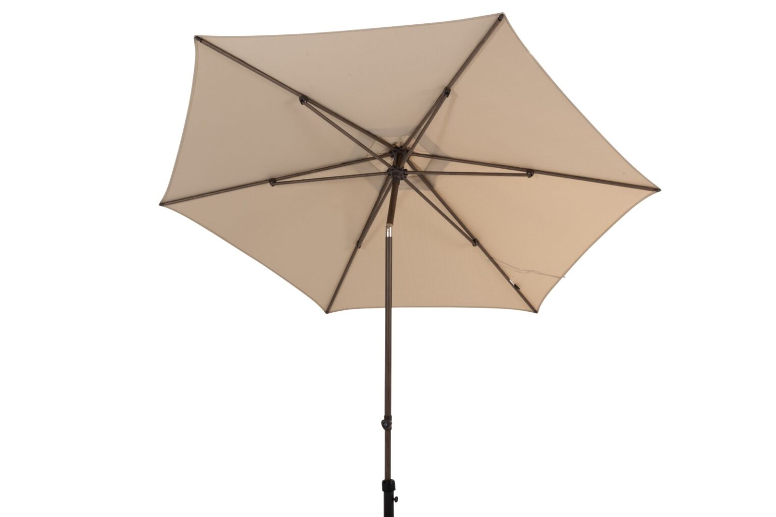 4 Seasons Outdoor Azzurro 300 cm. Ø zand met houtlook frame