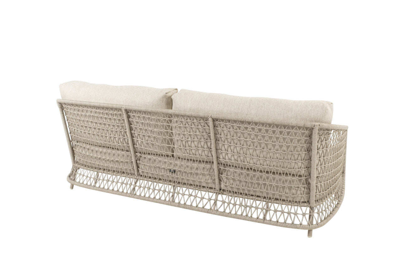4 Seasons Outdoor Puccini 3-zits lounge bank incl. 3 kussens
