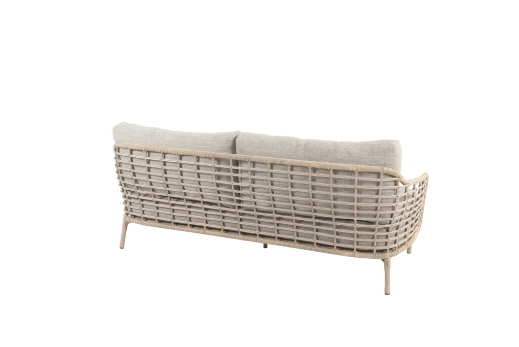 4 Seasons Outdoor Como 3-delige loungeset 1x loungebank Pure 2x loungestoel Pure