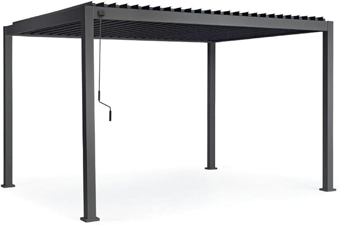 Bizzotto Ocean Pergola 3x4 meter Charcoal