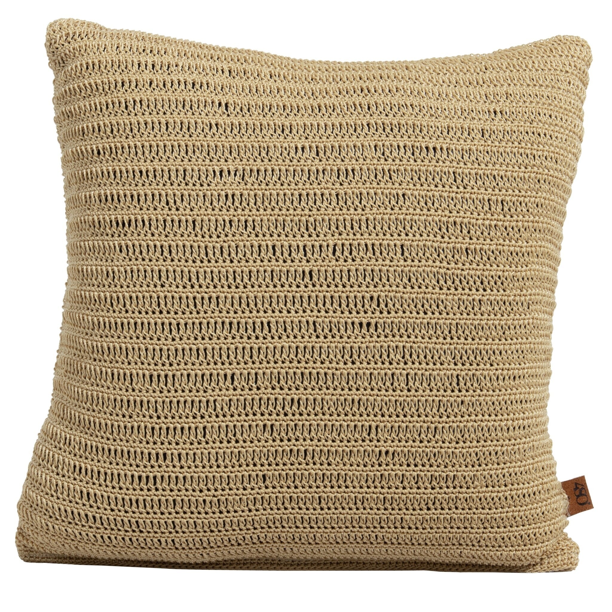 4 Seasons Outdoor sierkussen gehaakt, 50 x 50 cm oyster