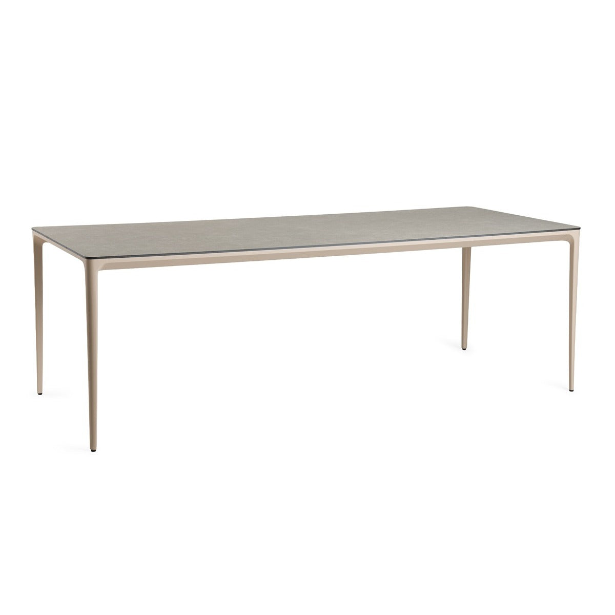 Tierra Outdoor Elegante eettafel Champagne Trespa Ophira 219 x 92 cm