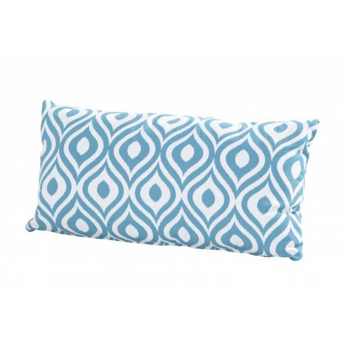 4 Seasons Outdoor sierkussen 30 x 60 cm met rits Pinamar Aqua