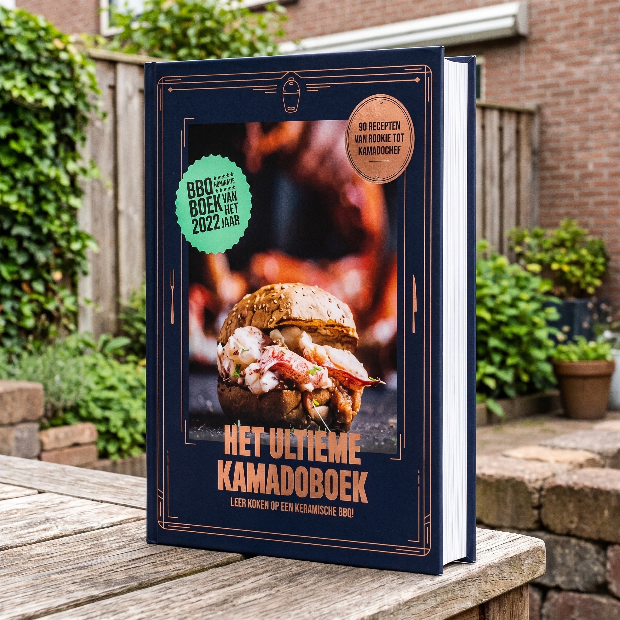 Het ultieme kamadoboek in een Nederlandse tuinomgeving